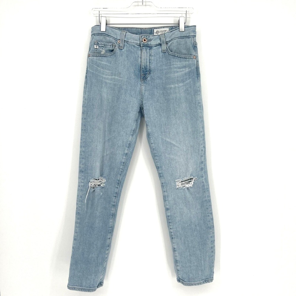 AG‎ Adriano Goldschmied Jeans Womens 25 Ex Boyfriend Slouchy Distressed Denim
